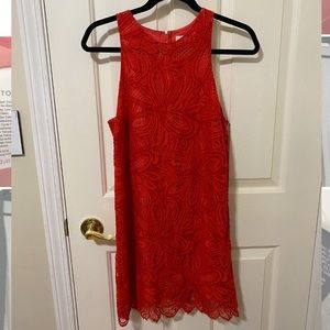 Babaton Red Lace Dress